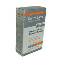 DermaDerm - Kepeğe Karşı Saç Güçlendirici Vitamin ve Bitki Özlü Şampuan 300 ML Görseli