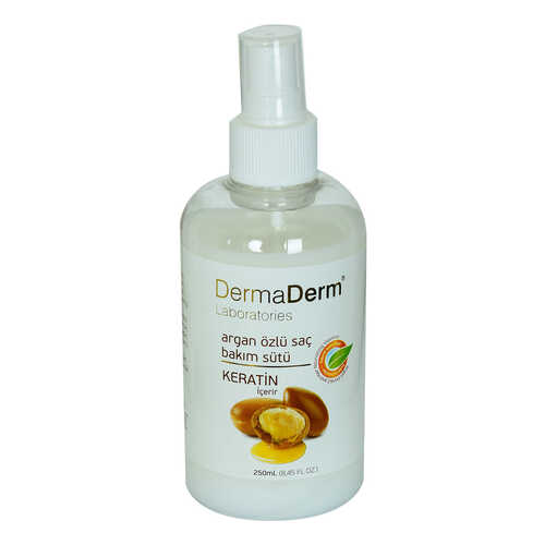 DermaDerm Keratinli Argan Özlü Saç Bakım Sütü Hızlı Saç Uzamasına Etkili 250 ML