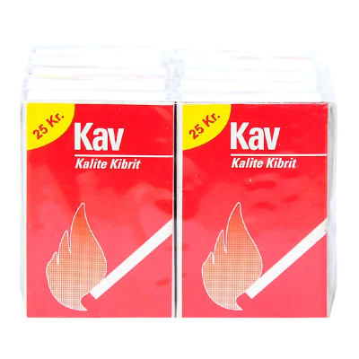 Kav Kibrit 10 Paket (Ortalama 40 Çöp X 10 Paket)