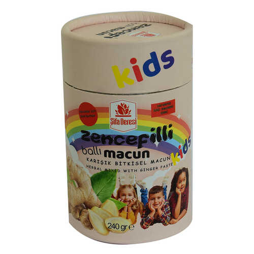 Nurs Kids Zencefilli Ballı Bitkisel Karışım Macunu Çocuklara Özel 240 Gr