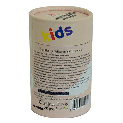 Nurs Kids Zencefilli Ballı Bitkisel Karışım Macunu Çocuklara Özel 240 Gr