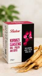 Kırmızı Ginseng Bal-Polen-Arı Sütü Macunu Bitkisel Karışım 230 Gr - 1