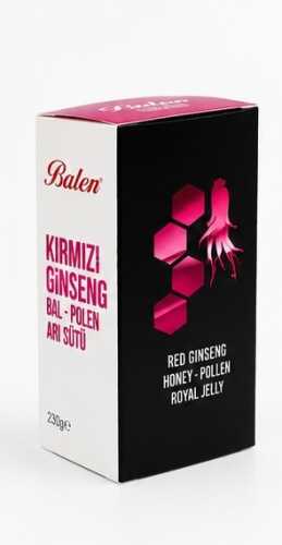 Kırmızı Ginseng Bal-Polen-Arı Sütü Macunu Bitkisel Karışım 230 Gr (1)