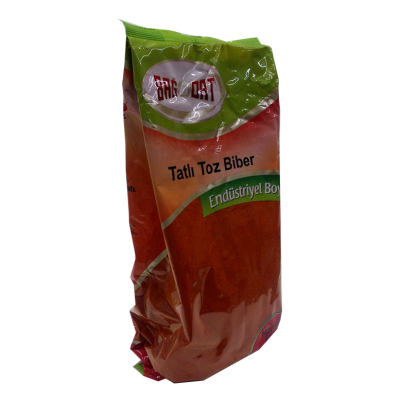 Bağdat Baharat Kırmızı Toz Biber Tatlı Renk Biberi 1000 Gr Paket