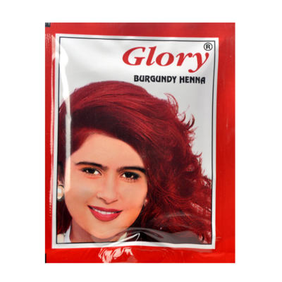 Glory Kızıl Hint Kınası (Burgundy Henna) 10 Gr Paket
