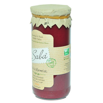 Saba Kızılcık Marmelatı Cam Kavanoz 575 Gr