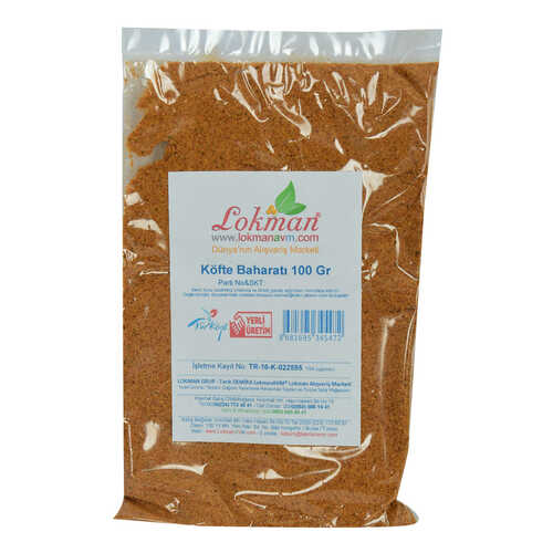 LokmanAVM Köfte Baharatı Saf Baharat Karışımı 100 Gr Paket