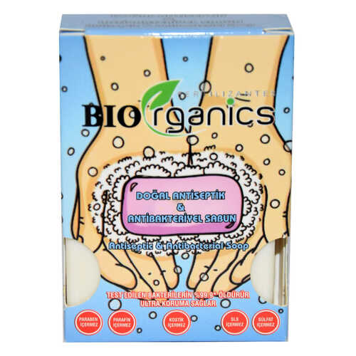 Biorganics Kostiksiz Doğal Antiseptik ve Antibakteriyel Sabun 100 GR