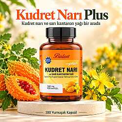 Kudret Narı Plus+ Ve Sarı Kantaron Yağı 1580 Mg 100 Kapsül (1)