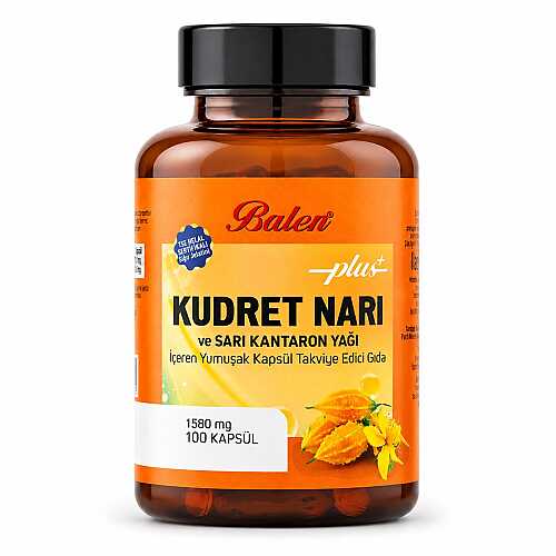 Kudret Narı Plus+ Ve Sarı Kantaron Yağı 1580 Mg 100 Kapsül - 7
