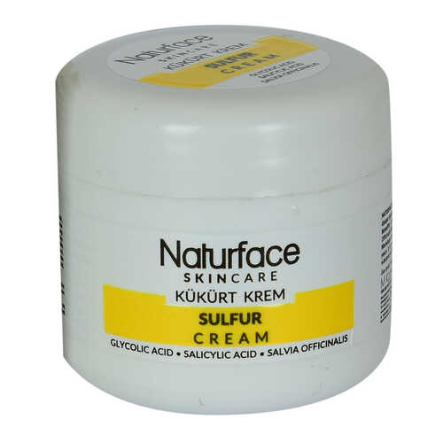 Naturface Kükürt Krem Adaçayı Yağlı Cilt Bakımı Sulfur Cream 20 ML