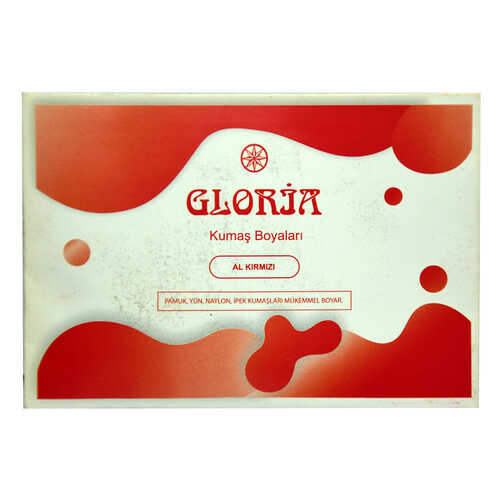 Gloria Kumaş Boyası Al Kırmızı 10 Gr Paket