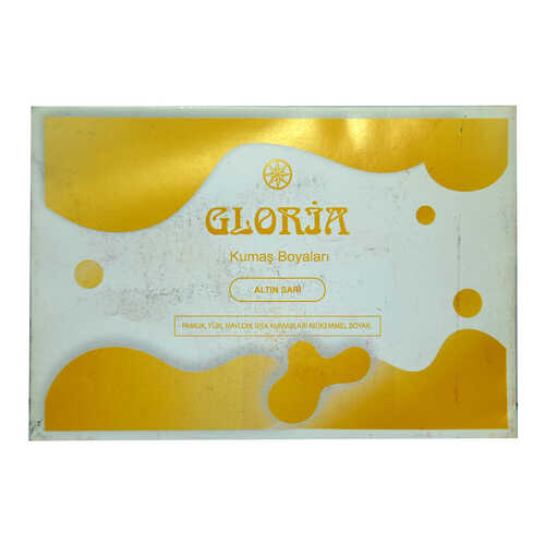 Gloria Kumaş Boyası Altın Sarı 10 Gr Pkt
