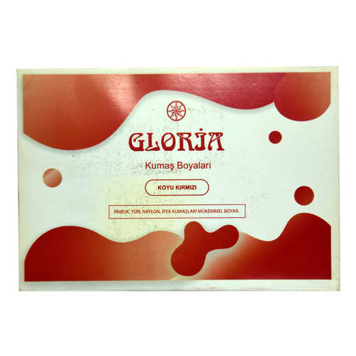 Gloria Kumaş Boyası Koyu Kırmızı 10 Gr Pkt