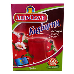 Kuşburnu Aromalı Tek İçimlik İçecek Tozu 1.5 Gr X 60 Pkt - Thumbnail