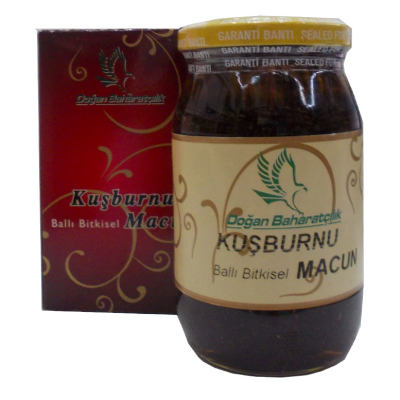 Doğan Kuşburnulu Ballı Bitkisel Karışım Cam Kavanoz 450 Gr