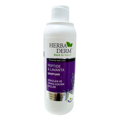 HerbaDerm Lavanta Şampuanı Dökülen Yavaş Uzayan Saçlara 330 ML