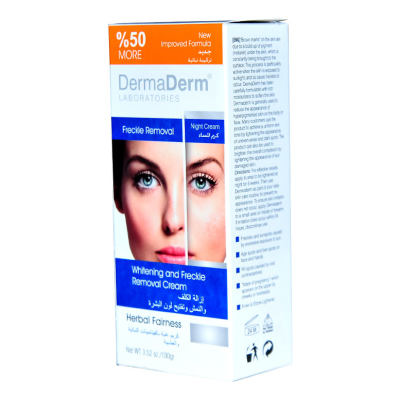 DermaDerm Leke Giderici Cilt Beyazlatıcı Gece Kremi 100 Gr