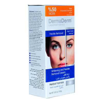 DermaDerm Leke Giderici Cilt Beyazlatıcı Gece Kremi 100 Gr