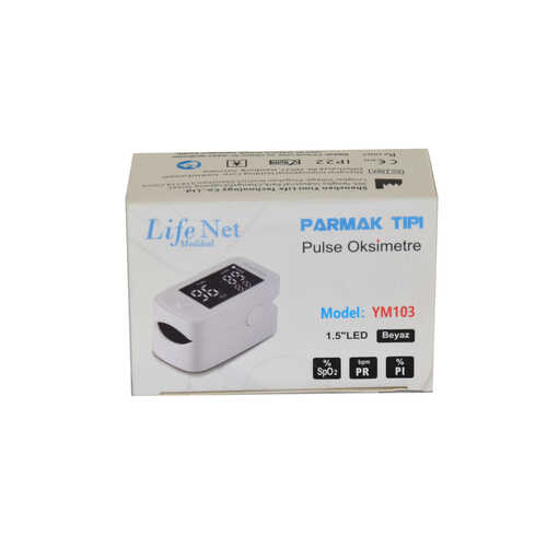 Life Net Medikal Dijital Pulse Oksimetre Parmaktan Nabız Ölçer Taşınabilir Oximeter YM103