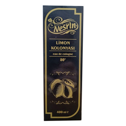 Limon Kolonyası 80 Derece Pet Şişe Kutulu 400 ML - Eau De Cologne - Thumbnail