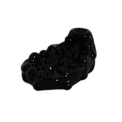 Geri Akış Buhurdanlık Tütsülük Seramik Şelale Siyah Backflow C0896 - Thumbnail