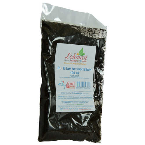 LokmanAVM Pul Biber Acı İsot Biberi 100 Gr Paket