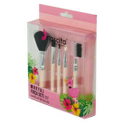 Makyaj Fırça Seti 5 Li Make-Up Brush Set Professional - Thumbnail
