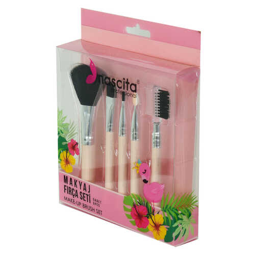 Nascita Makyaj Fırça Seti 5 Li Make-Up Brush Set Professional