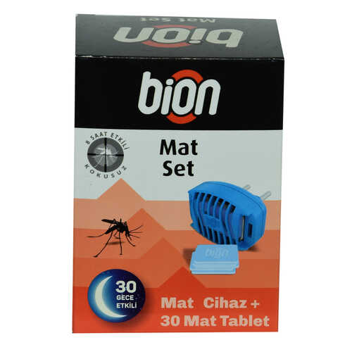Bion Mat Set Cihazı ve 30 Mat Kokusuz Tablet Kovucu 30 Gece Etkili Set