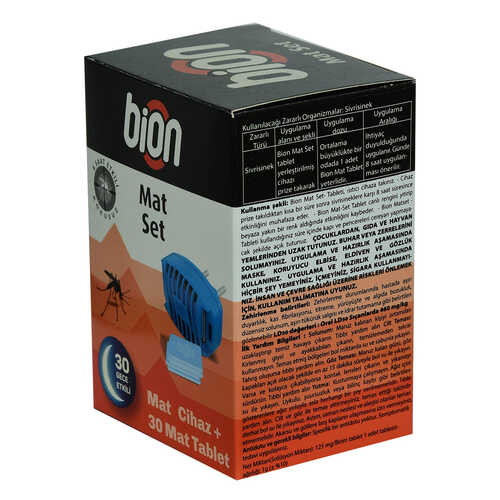 Bion Mat Set Cihazı ve 30 Mat Kokusuz Tablet Kovucu 30 Gece Etkili Set