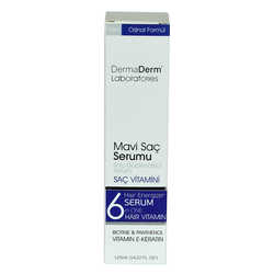 Mavi Saç Serumu Saç Güçlendirici Serum (Biotin Panthenol Vitamin E-Keratin) 125 ML - Thumbnail