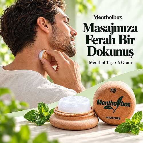 Menthol Taşı 6 Gram X 18 Adetli Standbox - Spa ve Masaj Mentolü - 5