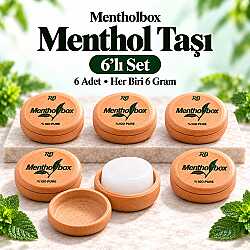 Menthol Taşı 6 Gram X 6 Adet - Spa ve Masaj Mentolü