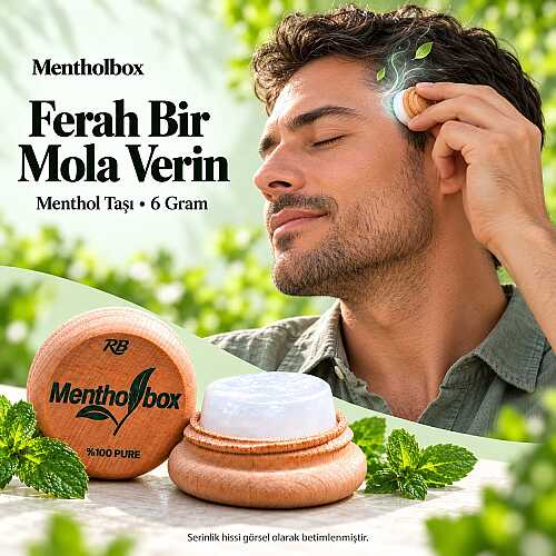 Menthol Taşı 6 Gram X 6 Adet - Spa ve Masaj Mentolü - 7