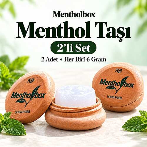 Menthol Taşı 6 Gram X 2 Adet - Spa ve Masaj Mentolü - 1