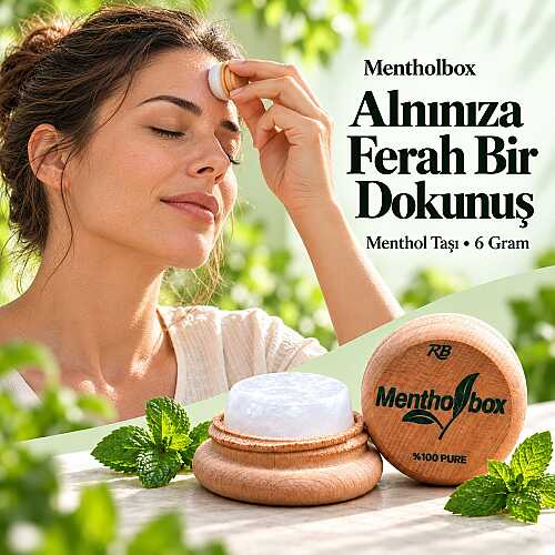 Menthol Taşı 6 Gram X 2 Adet - Spa ve Masaj Mentolü - 6