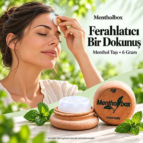 Menthol Taşı 6 Gram X 2 Adet - Spa ve Masaj Mentolü - 7