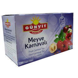 Günvit - Meyve Karnavalı Karışık Bitki Çayı 20 Süzen Poşet Görseli