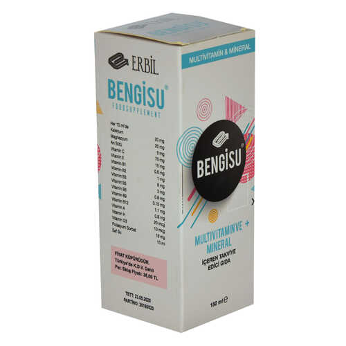 Bengisu Multivitamin ve Mineral İçeren Takviye Edici Gıda 150 ML