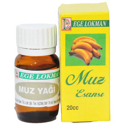 Ege Lokman Muz Yağı Muz Esansı 20 cc