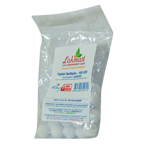 LokmanAVM Naftalin Bilya Tablet 100 Gr Paket