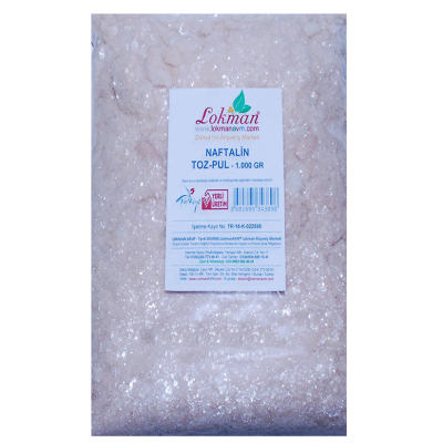 LokmanAVM Naftalin Toz Pul 1000 Gr Pkt