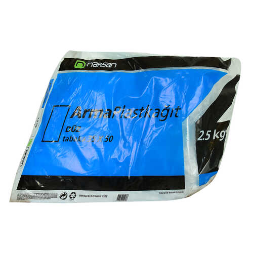 Naksan Plast Kağıt Bloklu Plast Naylon Şeffaf Düz Tabaka 35X50 Cm 2500 Gr Paket