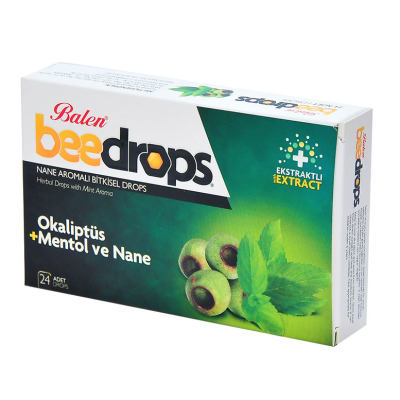 Balen Nane Aromalı Bitkisel Drops 24Adet