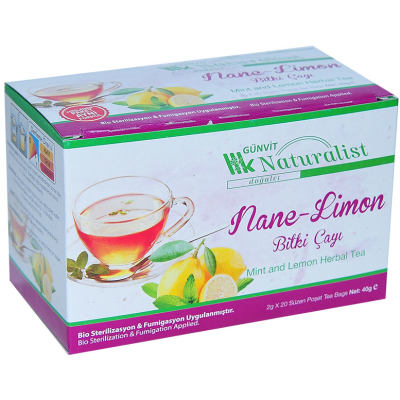 Günvit Nane Limon Bitki Çayı 20 Süzen Poşet