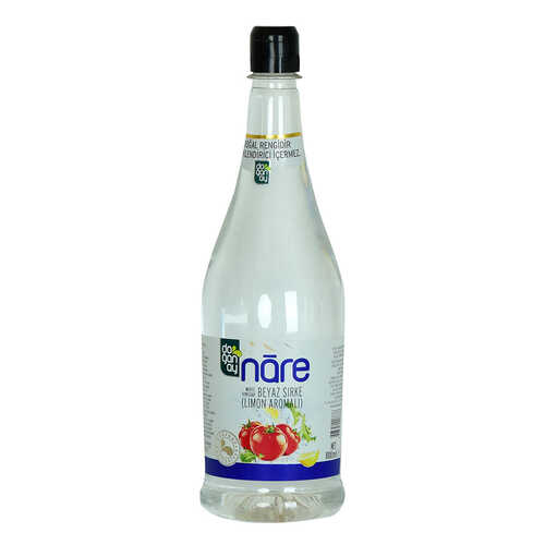 Doğanay Nare Beyaz Sirke Limon Aromalı 1000 ML - Doğal Rengidir Renklendirici İçermez