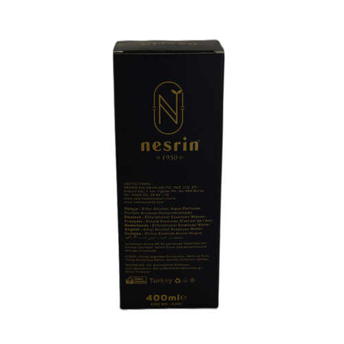 Nesrin Amber Kolonyası 80 Derece Özel Seri Kutulu Pet Şişe 400 ML - Eau De Cologne