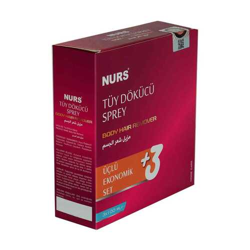 Nurs Tüy Dökücü Sprey 100 ML X 3 (Üçlü Ekonomik Set)