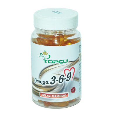 Topçu Omega 3-6-9 1000 Mg x 100 Yumuşak Jel